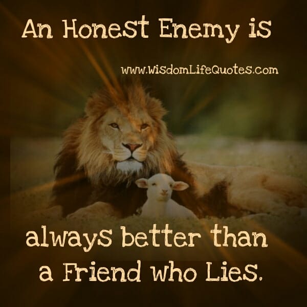 A friend who lied to you
