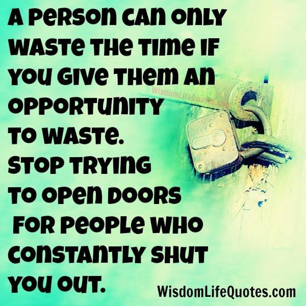 Stop trying to open doors for people