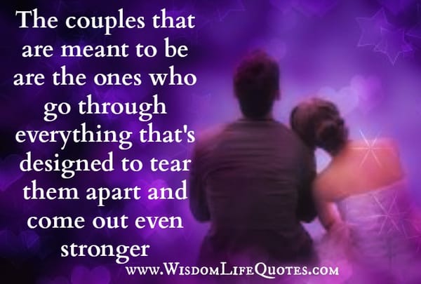 Don't destroy or hurt each other to be Strong couple