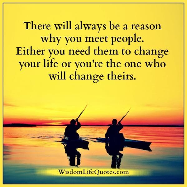 Why you meet different kinds of people in your life?
