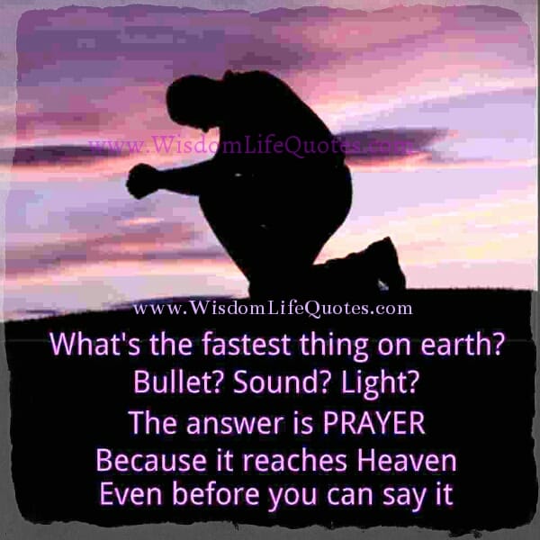 What's the fastest thing on earth