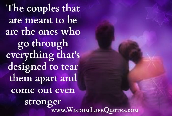 Don't destroy or hurt each other to be Strong couple