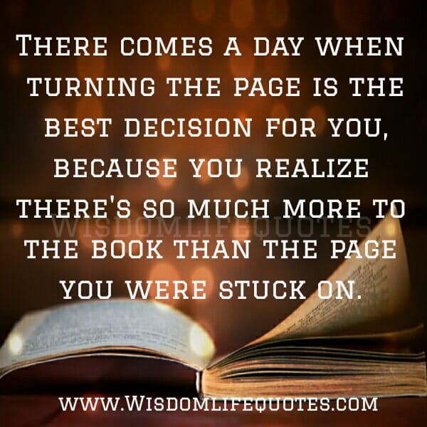 There comes day in your life when you realize