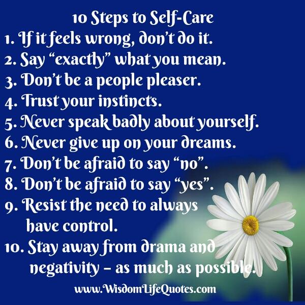 10 Steps to Self-Care