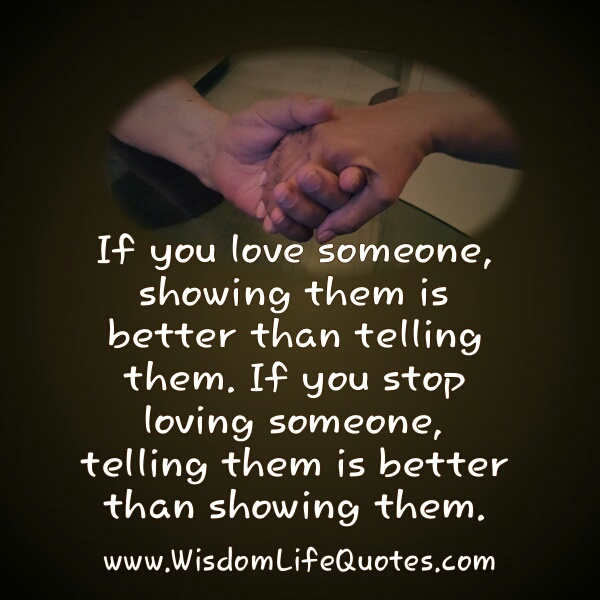 If you love someone