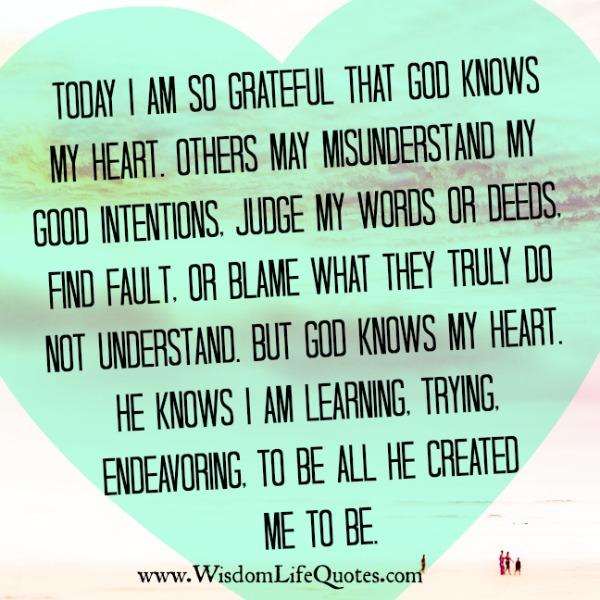 Others may misunderstand your good intentions