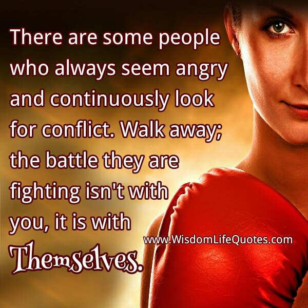 Some people who always seem angry