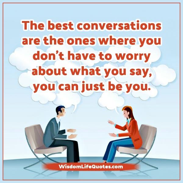 The Best Conversations